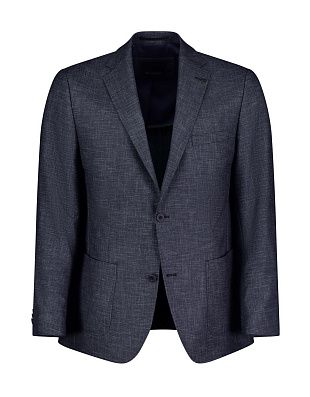 Пиджак синий мужской ROY ROBSON из вискозы с накладными карманами | купить в интернет-магазине Olymp-Men