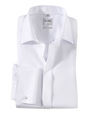 Сорочка мужская с потайной планкой OLYMP Luxor, прямой крой