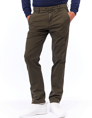 Брюки мужские Meyer хлопковые цвета хаки, прямые | купить в интернет-магазине Olymp-Men