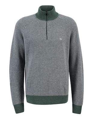 Свитер вязаный мужской реглан на молнии Fynch-Hatton | купить в интернет-магазине Olymp-Men