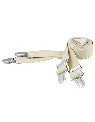 Подтяжки мужские светло-бежевые Lindenmann, Х-форма | купить в интернет-магазине Olymp-Men