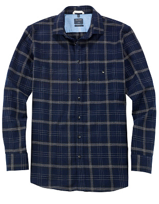Рубашка мужская overshirt OLYMP Casual фланелевая | купить в интернет-магазине Olymp-Men
