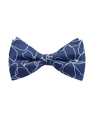 Галстук-бабочка с белым принтом Olymp 5,5 см | купить в интернет-магазине Olymp-Men