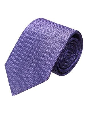 Галстук удлиненный сиреневый квадрат Bernd Hennes, 8,5 см | купить в интернет-магазине Olymp-Men