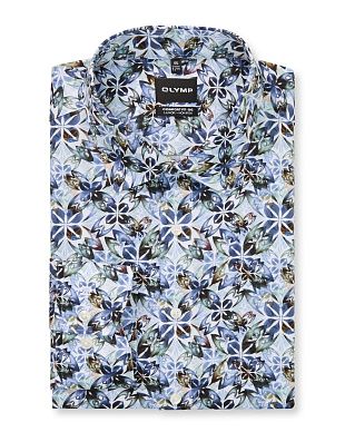Рубашка мужская с принтом Olymp Luxor Big, прямой крой | купить в интернет-магазине Olymp-Men