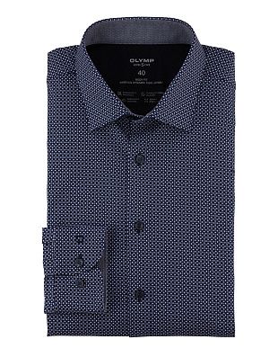 Рубашка трикотажная мужская OLYMP с рисунком, body fit | купить в интернет-магазине Olymp-Men