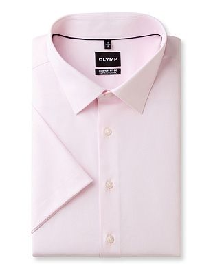 Рубашка OLYMP Luxor Big с коротким рукавом, прямой крой | купить в интернет-магазине Olymp-Men