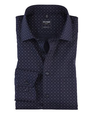 Рубашка мужская с рисунком OLYMP Luxor, modern fit | купить в интернет-магазине Olymp-Men