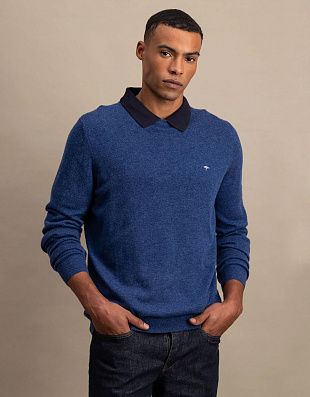 Джемпер мужской Fynch-Hatton с круглым вырезом | интернет-магазин Olymp-Men