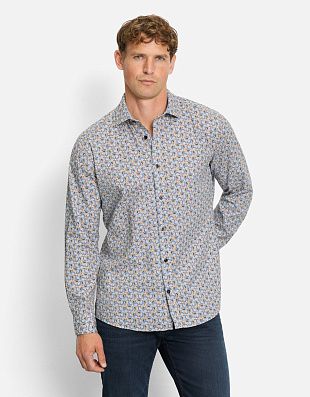 Рубашка мужская с рисунком OLYMP Casual | купить в интернет-магазине Olymp-Men