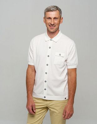 Рубашка-поло мужская Gratude с нагрудным карманом | купить в интернет-магазине Olymp-Men