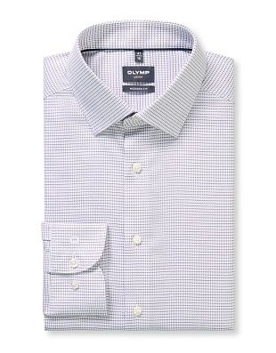 Рубашка в бордовую клетку OLYMP Luxor полуприлегающая | купить в интернет-магазине Olymp-Men
