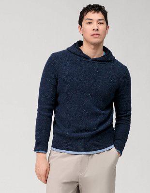 Толстовка вязаная мужская OLYMP с капюшоном, modern fit | купить в интернет-магазине Olymp-Men