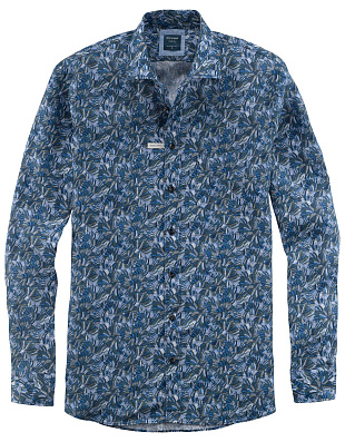 Рубашка льняная с рисунком Olymp | купить в интернет-магазине Olymp-Men