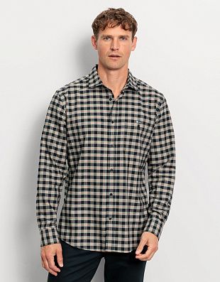 Рубашка мужская в клетку OLYMP Casual | купить в интернет-магазине Olymp-Men