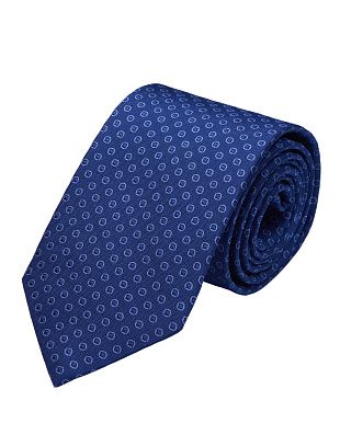 Галстук широкий удлиненный Bernd Hennes, фактурный принт, 8,5 см | купить в интернет-магазине Olymp-Men