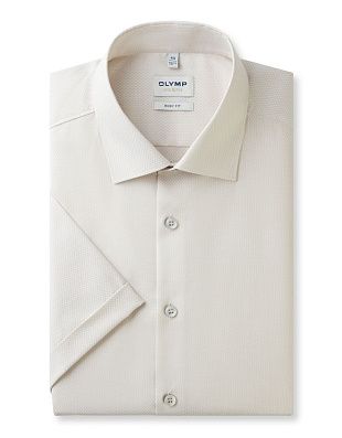 Рубашка приталенная мужская OLYMP Level Five, фактурная ткань