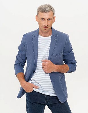 Пиджак мужской w.Wegener из хлопка с эластаном | купить в интернет-магазине Olymp-Men