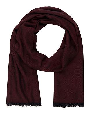 Шарф бордовый Lindenmann шерстяной | купить в интернет-магазине Olymp-Men