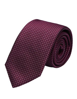 Галстук удлиненный Bernd Hennes cо строгим принтом, широкий, 8,5 см | купить в интернет-магазине Olymp-Men