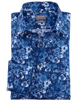 Рубашка мужская OLYMP Luxor прямая на высокий рост | купить в интернет-магазине Olymp-Men