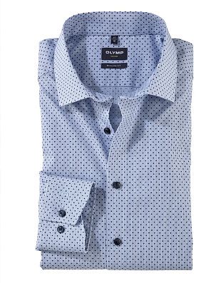 Рубашка мужская в горох OLYMP Luxor, modern fit | купить в интернет-магазине Olymp-Men