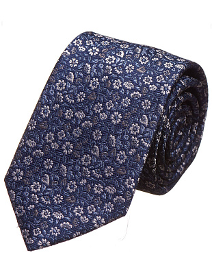 Галстук удлиненный Bernd Hennes с цветочным принтом | купить в интернет-магазине Olymp-Men