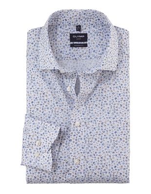 Рубашка мужская с цветочным принтом OLYMP Luxor, modern fit | купить в интернет-магазине Olymp-Men