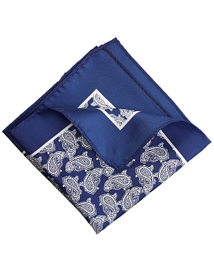 Платок-паше синий с рисунком огурцы | купить в интернет-магазине Olymp-Men