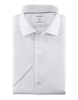 Рубашка мужская однотонная OLYMP Luxor, modern fit, климат-контроль
