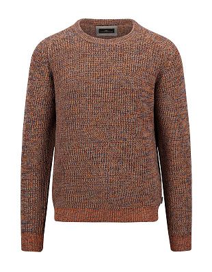 Джемпер мужской коричневый меланж Fynch-Hatton | интернет-магазин Olymp-Men