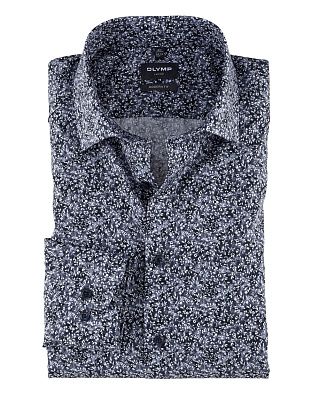 Рубашка мужская с цветочным принтом OLYMP Luxor, modern fit | купить в интернет-магазине Olymp-Men