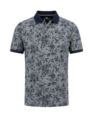 Поло мужское с цветочным принтом Fynch-Hatton | купить в интернет-магазине Olymp-Men