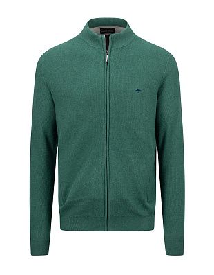 Кардиган мужской хлопковый на молнии Fynch-Hatton | купить в интернет-магазине Olymp-Men