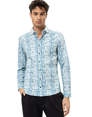Рубашка мужская OLYMP Smart Casual, body fit | купить в интернет-магазине Olymp-Men