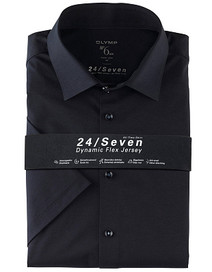 Трикотажная рубашка Olymp 24/7, супер слим