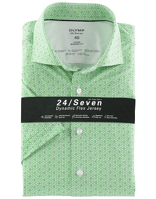 Рубашка трикотажная мужская OLYMP с рисунком Luxor 24/7, modern fit