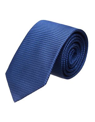 Галстук мужской удлиненный жаккардовый Bernd Hennes, 8,5 см | купить в интернет-магазине Olymp-Men