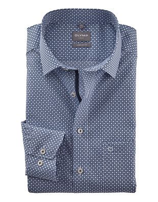 Рубашка мужская OLYMP Luxor с рисунком, прямой крой | купить в интернет-магазине Olymp-Men