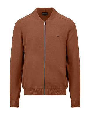 Кардиган хлопковый на молнии Fynch-Hatton | купить в интернет-магазине Olymp-Men