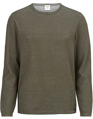 Джемпер мужской с круглым вырезом Olymp, body fit | интернет-магазин Olymp-Men