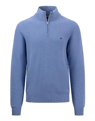 Свитер на молнии хлопковый Fynch-Hatton | купить в интернет-магазине Olymp-Men