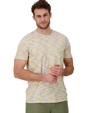 Футболка мужская в жёлтую полоску Fynch-Hatton | купить в интернет-магазине Olymp-Men