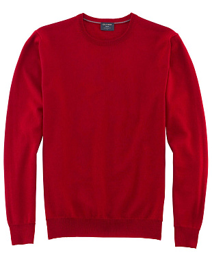 Джемпер шерстяной мужской OLYMP с круглым вырезом | интернет-магазин Olymp-Men