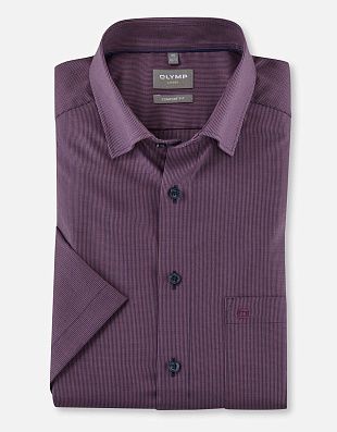 Рубашка мужская с коротким рукавом OLYMP Luxor, прямой крой