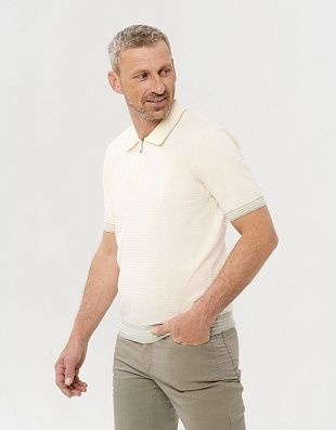 Поло мужское вязаное на молнии Gratude | купить в интернет-магазине Olymp-Men