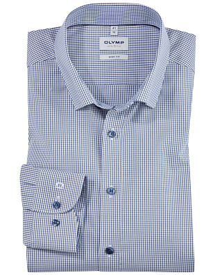 Рубашка мужская в клетку классическая OLYMP, body fit | купить в интернет-магазине Olymp-Men