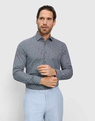 Рубашка с принтом OLYMP Level Five, body fit | купить в интернет-магазине Olymp-Men