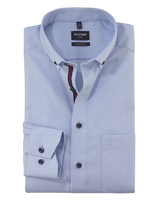 Рубашка мужская с декоративным кантом OLYMP Luxor, modern fit | купить в интернет-магазине Olymp-Men