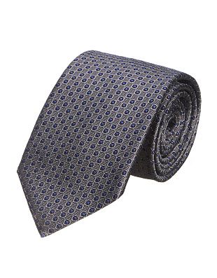 Галстук удлиненный Bernd Hennes в горох, 8,5 см | купить в интернет-магазине Olymp-Men